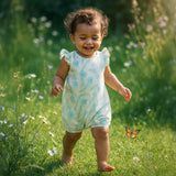 Peacock Frill Romper