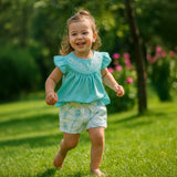 Embroidered Woven Top