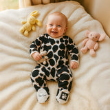 Cow Zip Babygrow