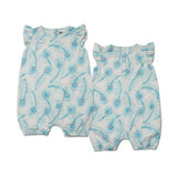 Peacock Frill Romper