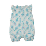 Peacock Frill Romper