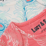 Peacock Two Pack Bodysuits