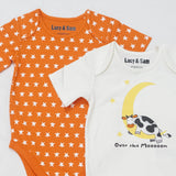 Star & Moon Cow Two Pack Bodysuits