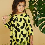 Yellow Frog Camo Dress