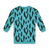 PETROL CHAMELEON SWEAT DRESS