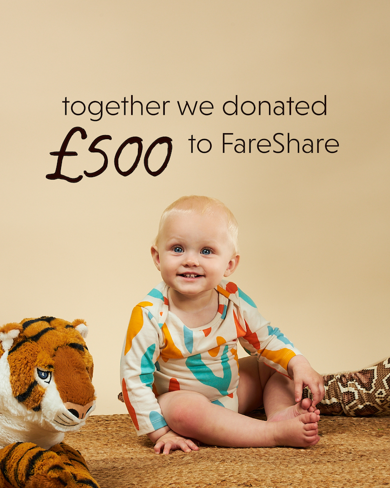Our #GiveBackFriday donation to Fareshare