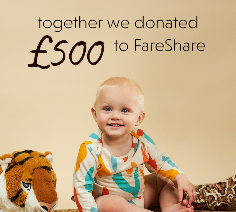 Our #GiveBackFriday donation to Fareshare