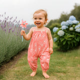 Peacock Woven Romper