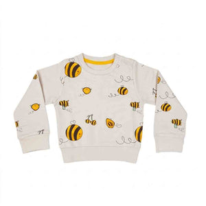 Bee Kind Organic Cotton Crew Sweatshirt