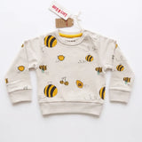 Bee Kind Organic Cotton Crew Sweatshirt