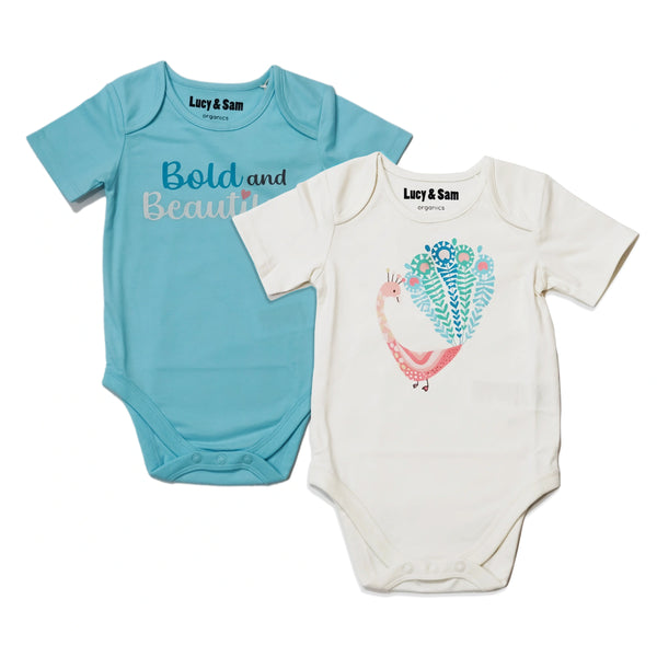 Bold & Beautiful Two Pack Bodysuits - Lucy & Sam