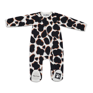 Cow Zip Babygrow