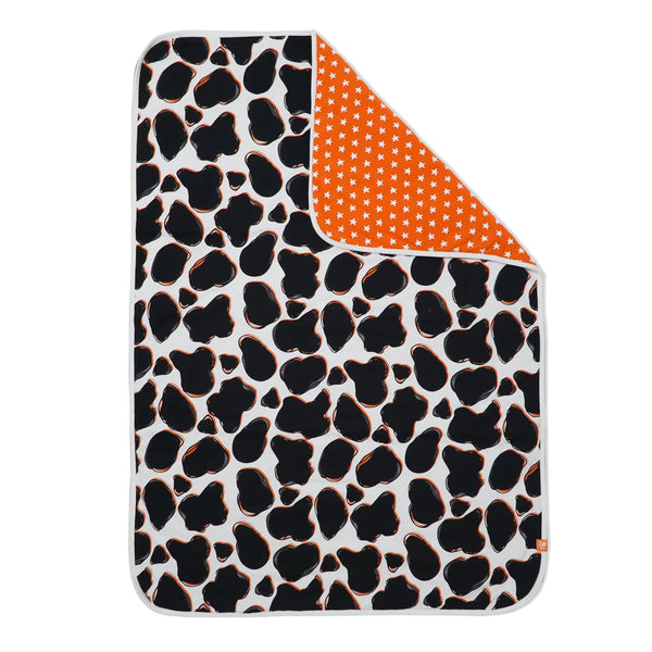 Cow Reversible Blanket - Lucy & Sam