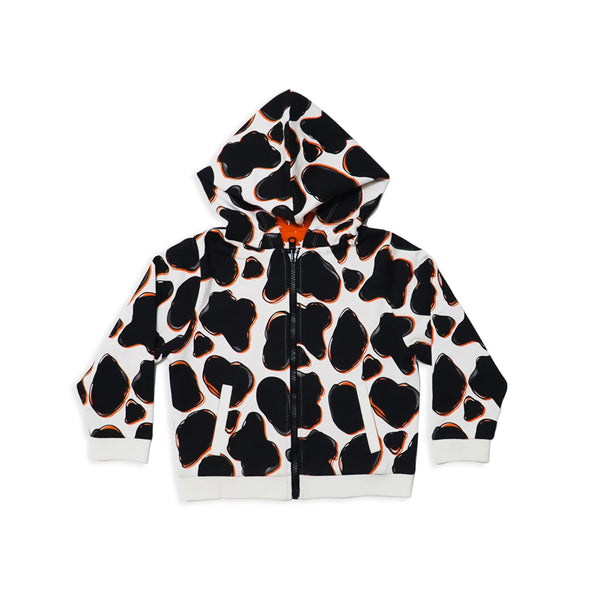 Cow Reversible Hooded Top - Lucy & Sam
