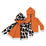 Cow Reversible Hooded Top
