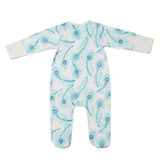 Peacock Zip Babygrow