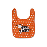 Pumpkin Star Baby Bib
