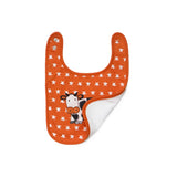 Pumpkin Star Baby Bib