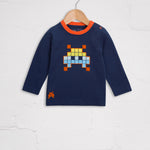Space Invader Tee and Harem Jogger Set - cool baby clothes by lucy & sam