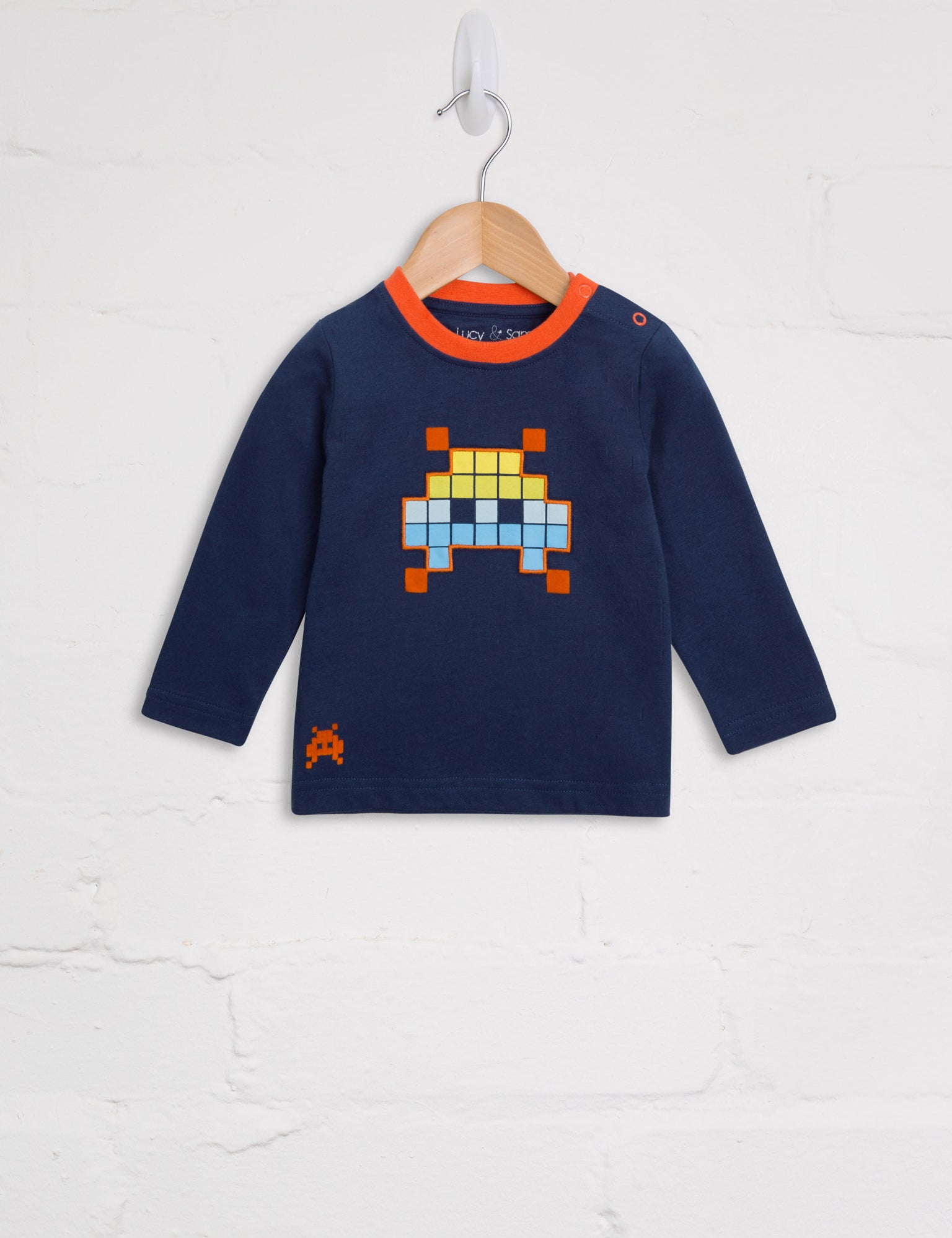 Space Invader Tee and Harem Jogger Set - cool baby clothes by lucy & sam