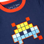 Space Invader Tee and Harem Jogger Set - cool baby clothes by lucy & sam