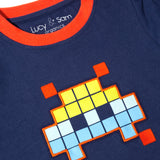 Space Invader Tee and Harem Jogger Set - cool baby clothes by lucy & sam