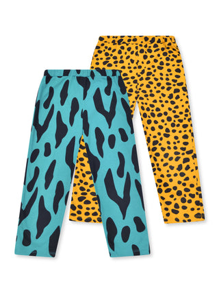 TWO PACK CHEETAH CAMO LEGGINGS