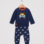 Space Invader Tee and Harem Jogger Set - cool baby clothes by lucy & sam