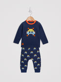 Space Invader Tee and Harem Jogger Set - cool baby clothes by lucy & sam