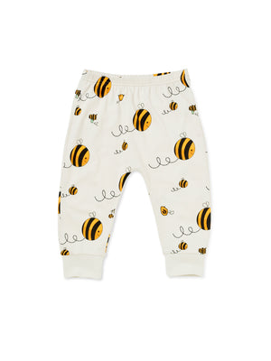 Bee Kind Organic Cotton Harem Joggers