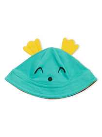 Lucy & Sam turqoise baby and kids organic sun hat