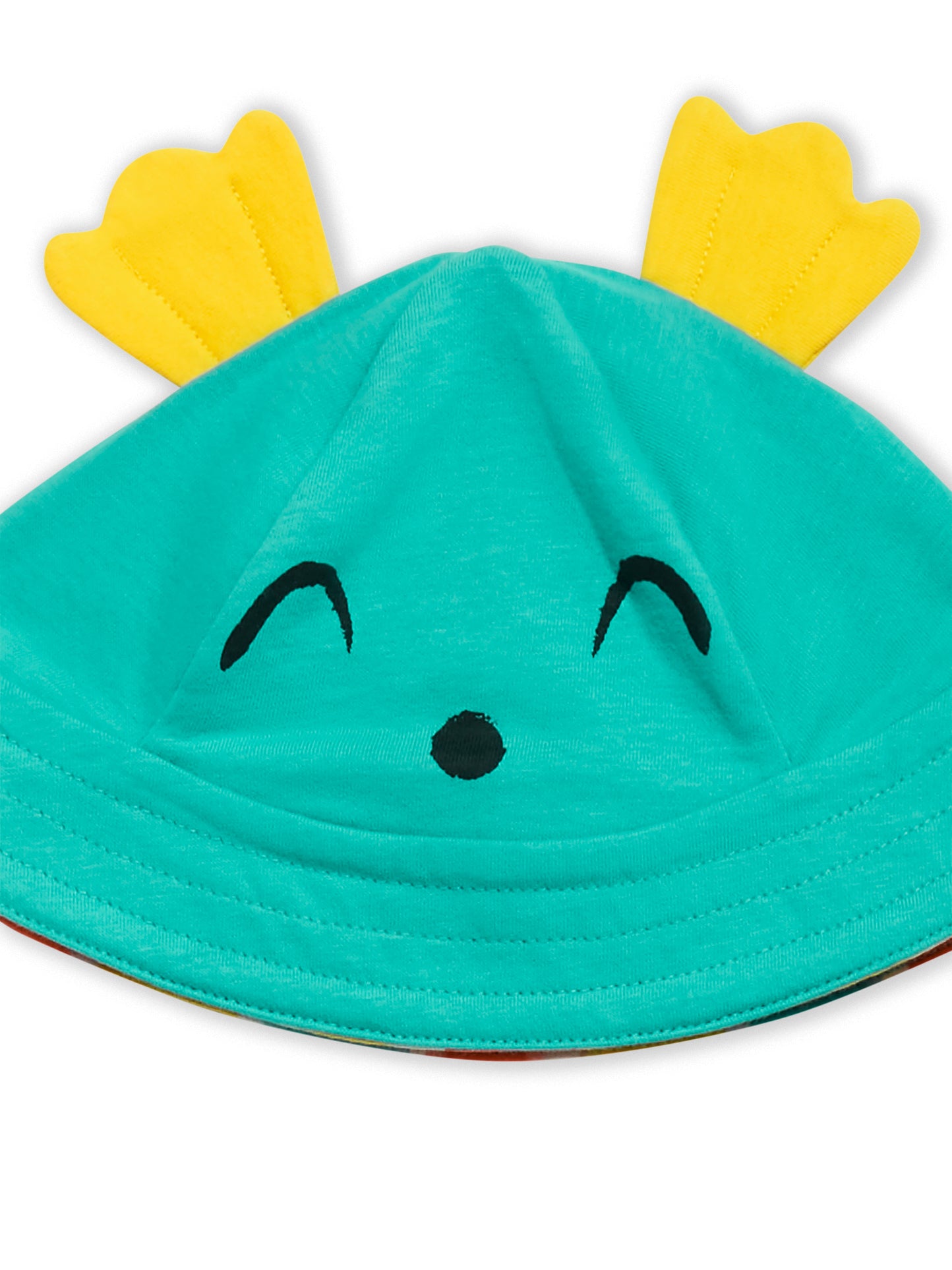 Lucy & Sam turqoise baby and kids organic sun hat