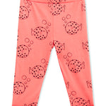Lucy & Sam Colourful 2 pack organic leggings