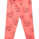 Lucy & Sam Colourful 2 pack organic leggings