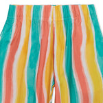 Lucy & Sam Multi colour stripe kids baby organic trousers 