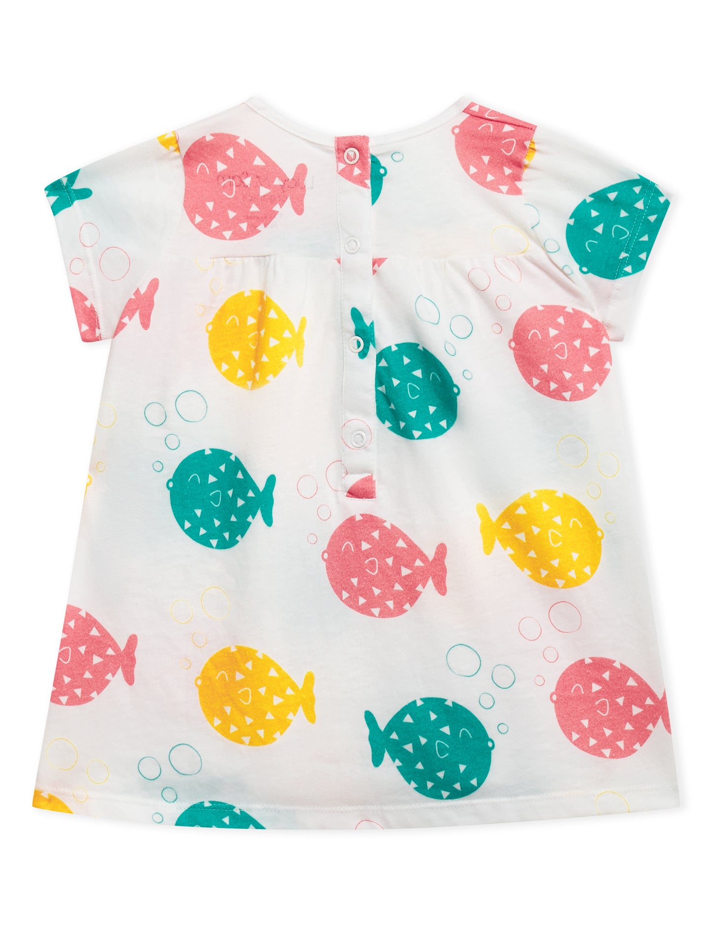 Lucy & Sam white organic baby and kids dress