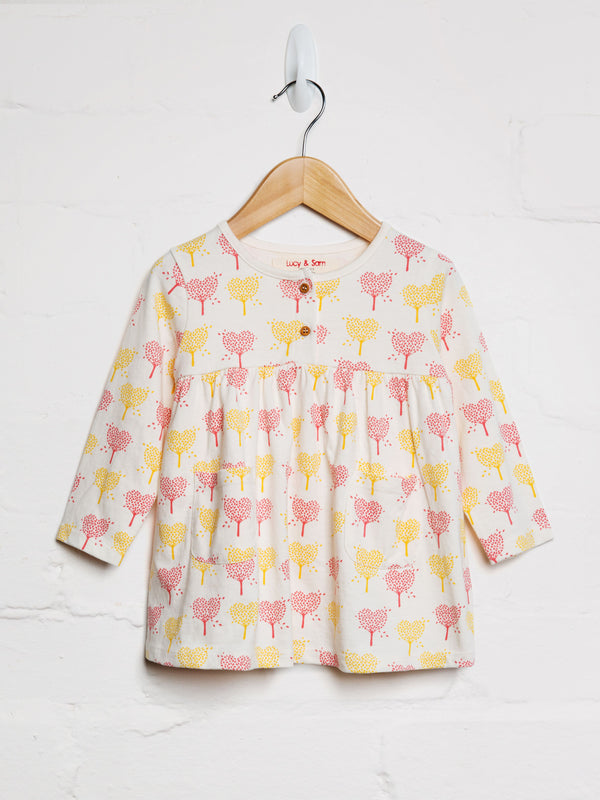 Heart Tree Jersey Dress - cool baby clothes by lucy & sam