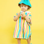 Lucy & Sam turqoise baby and kids organic sun hat