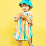 Lucy & Sam turqoise baby and kids organic sun hat
