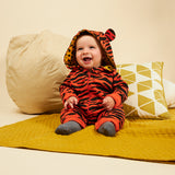 TIGER HOODED ROMPER