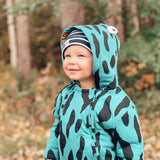 PETROL CHAMELEON PRAMSUIT